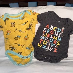 Dr. Seuss onesies